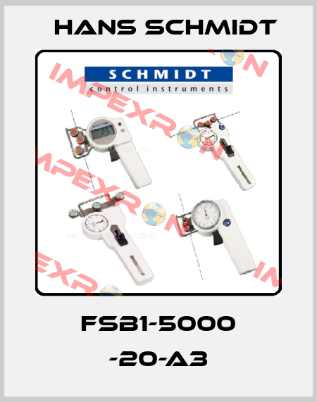 FSB1-5000 -20-A3 Hans Schmidt