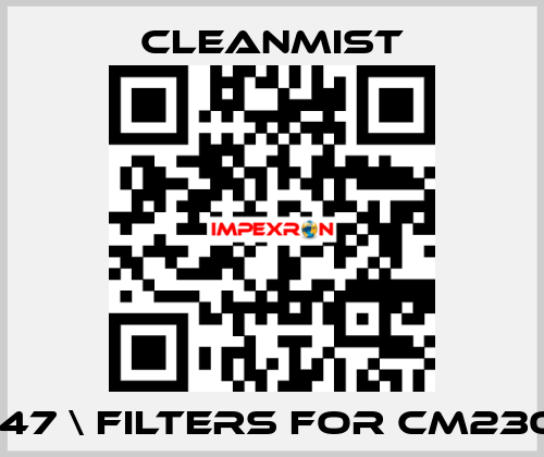 1247 \ filters for CM2300 CleanMist
