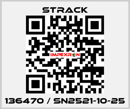 136470 / SN2521-10-25 Strack