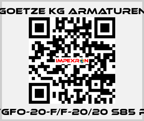 417tGFO-20-f/f-20/20 S85 PTFE Goetze KG Armaturen
