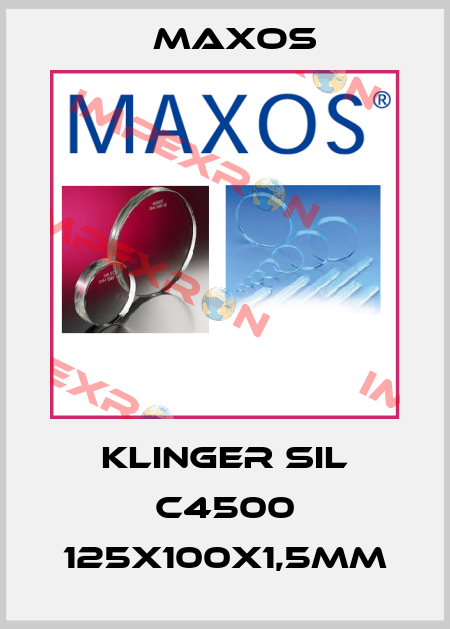 Klinger SIL C4500 125x100x1,5mm Maxos