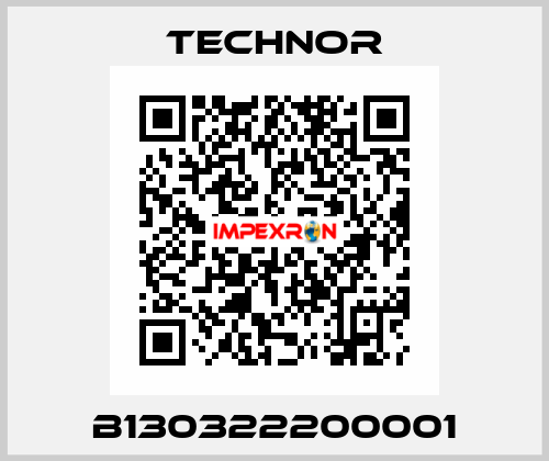 B130322200001 TECHNOR