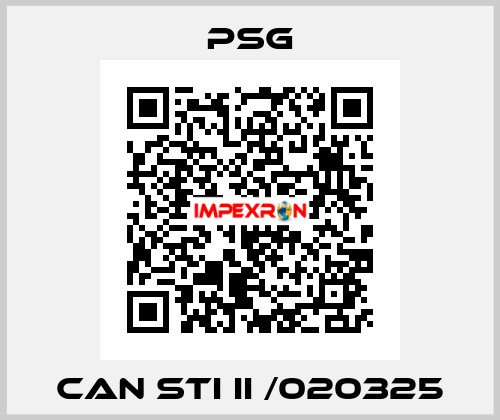  CAN STI II /020325 PSG