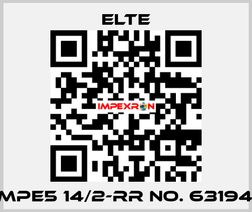 TMPE5 14/2-RR NO. 631945 Elte