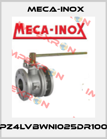 PZ4LVBWNI025DR100 Meca-Inox