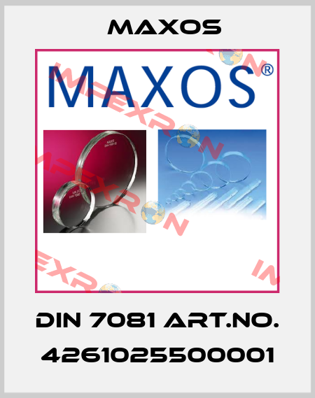 DIN 7081 Art.No. 4261025500001 Maxos
