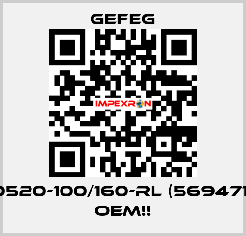 U 70520-100/160-rl (56947108)  OEM!! Gefeg