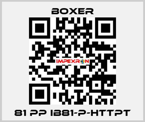 81 PP IB81-P-HTTPT Boxer