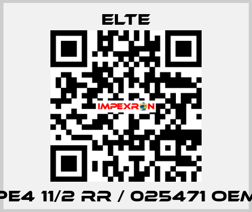 PE4 11/2 RR / 025471 OEM Elte