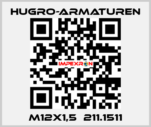 M12x1,5  211.1511 Hugro-Armaturen