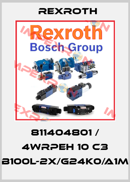 811404801 / 4WRPEH 10 C3 B100L-2X/G24K0/A1M Rexroth