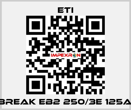 ETIBREAK EB2 250/3E 125A 3p Eti
