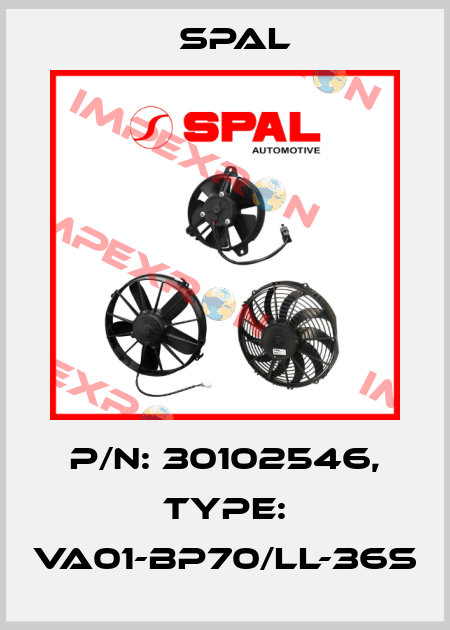 P/N: 30102546, Type: VA01-BP70/LL-36S SPAL