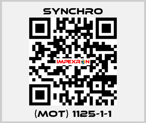 (MOT) 1125-1-1 SYNCHRO