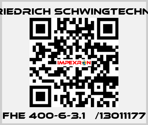 FHE 400-6-3.1   /13011177 Friedrich Schwingtechnik