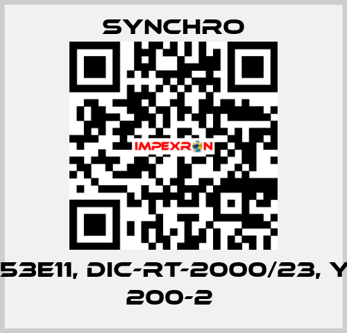 TS453E11, DIC-RT-2000/23, YDFT 200-2  SYNCHRO