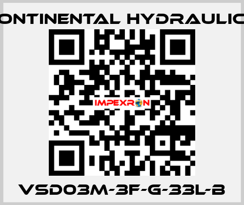 VSD03M-3F-G-33L-B Continental Hydraulics