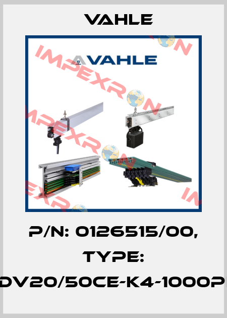 P/n: 0126515/00, Type: DT-UDV20/50CE-K4-1000PE-AA Vahle