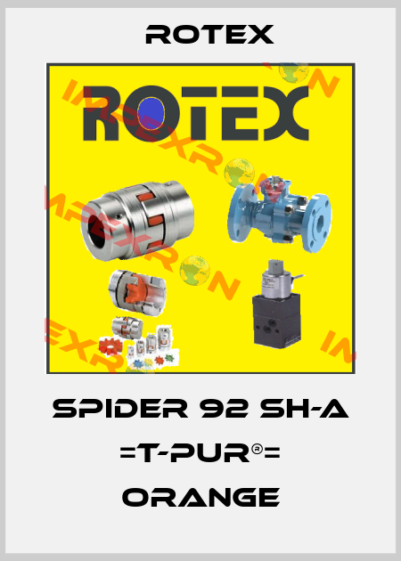 Spider 92 Sh-A =T-PUR®= orange Rotex