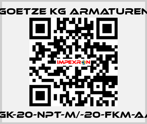 810SGK-20-NPT-M/-20-FKM-AA3-16 Goetze KG Armaturen