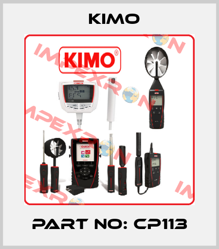part no: CP113 KIMO