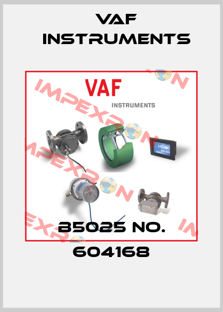 B5025 No. 604168 VAF Instruments