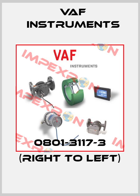 0801-3117-3 (RIGHT TO LEFT) VAF Instruments