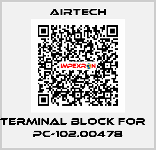 Terminal block for 	 PC-102.00478 Airtech