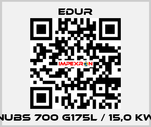 NUBS 700 G175L / 15,0 KW Edur