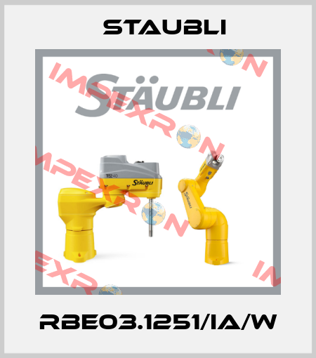 RBE03.1251/IA/W Staubli