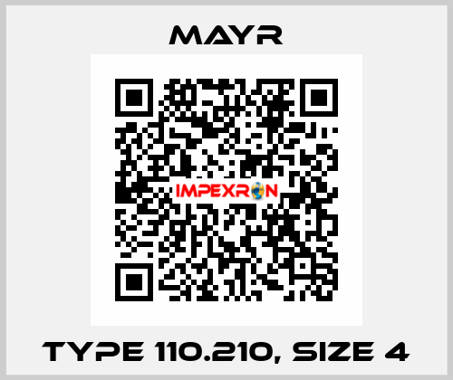 Type 110.210, Size 4 Mayr