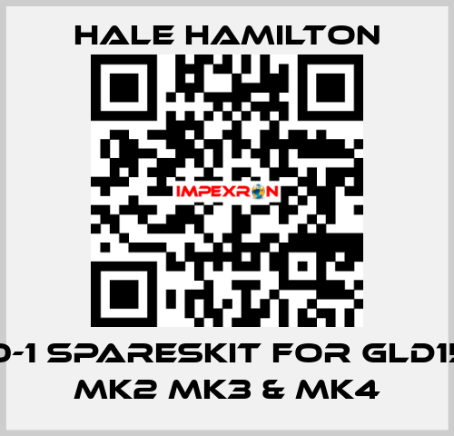 K220-1 SparesKit for GLD15MK1 MK2 MK3 & MK4 HALE HAMILTON