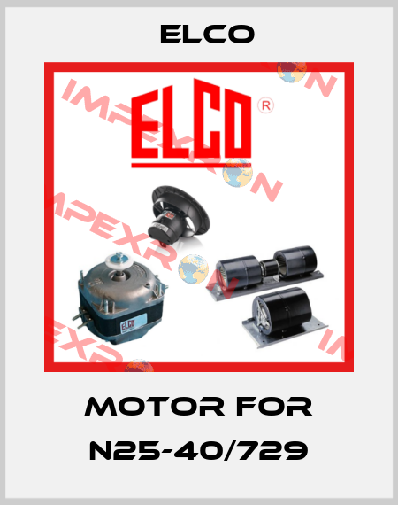 Motor for N25-40/729 Elco