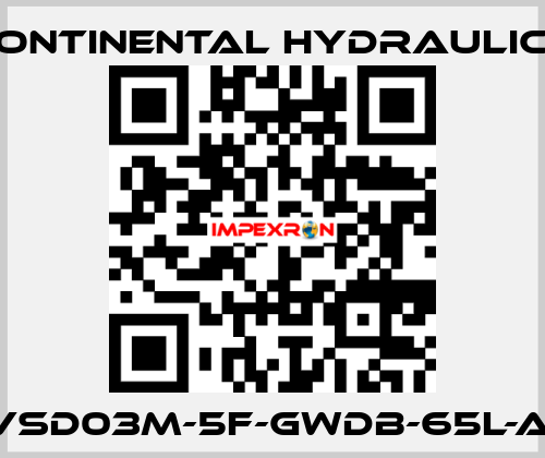 VSD03M-5F-GWDB-65L-A  Continental Hydraulics