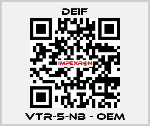 VTR-5-NB - OEM Deif