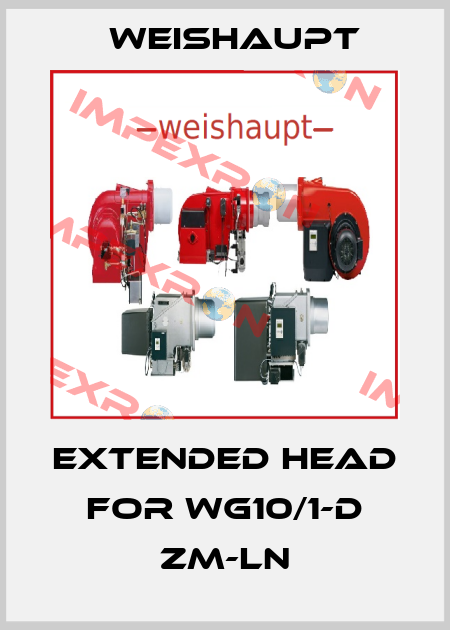 Extended head for WG10/1-D ZM-LN Weishaupt