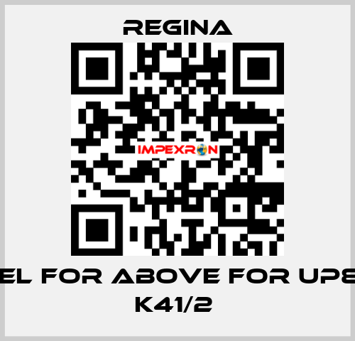 WHEEL FOR ABOVE FOR UP880T K41/2  Regina