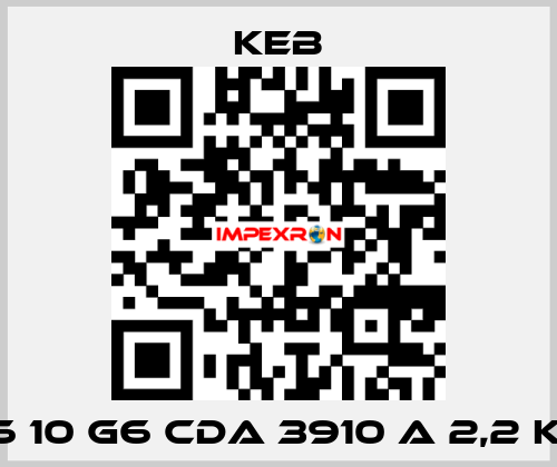 G6 10 G6 CDA 3910 A 2,2 KW KEB