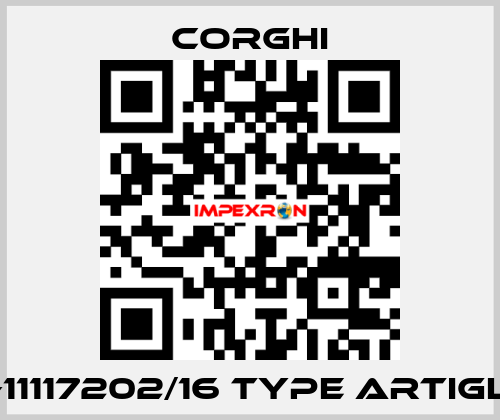 Nr. 0-11117202/16 Type ARTIGLIO 55 Corghi