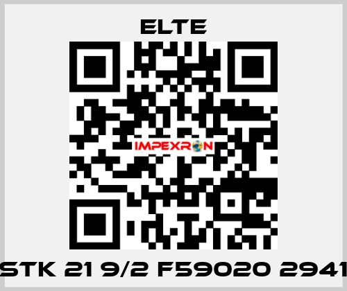 STK 21 9/2 F59020 2941 Elte
