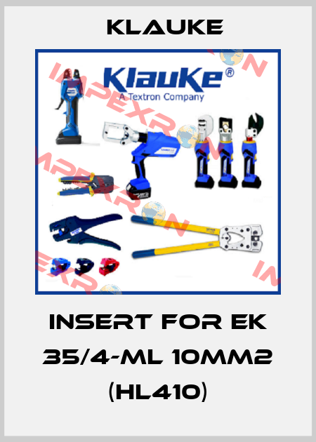 insert for EK 35/4-ML 10mm2 (HL410) Klauke