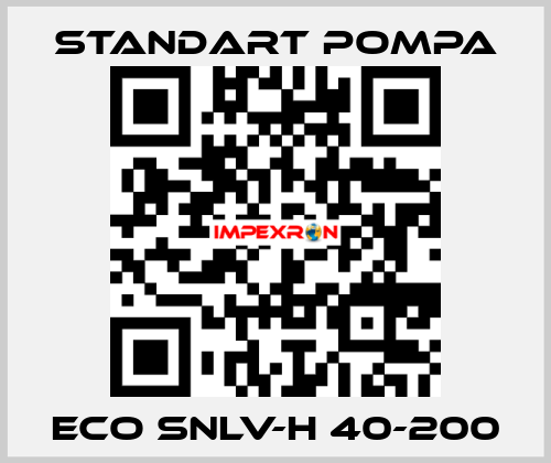 ECO SNLV-H 40-200 STANDART POMPA