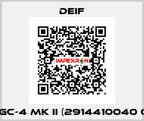 AGC-4 MK II (2914410040 01) Deif