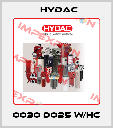 0030 D025 W/HC Hydac