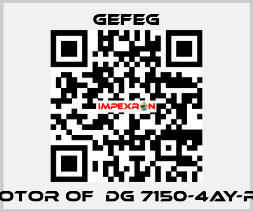 rotor of  Dg 7150-4AY-RL Gefeg