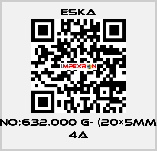 Best No:632.000 G- (20×5mm) 125V 4A Eska