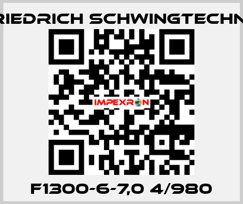 F1300-6-7,0 4/980 Friedrich Schwingtechnik