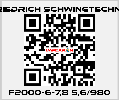 F2000-6-7,8 5,6/980 Friedrich Schwingtechnik