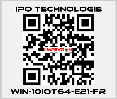 WIN-10IOT64-E21-FR IPO Technologie