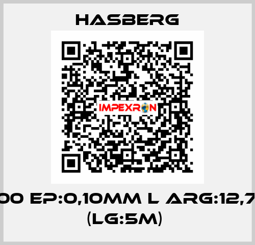 XC100 EP:0,10MM L ARG:12,7MM (LG:5M)  Hasberg